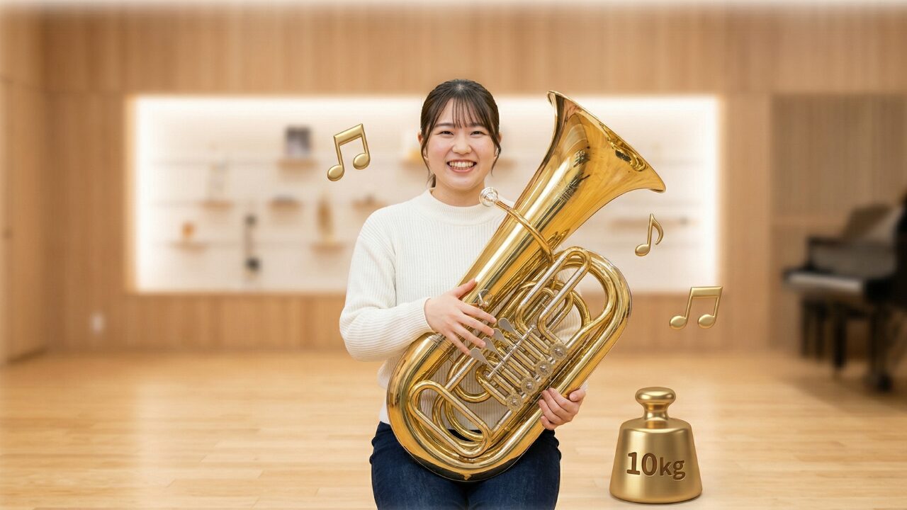チューバの重さは何キロ？種類や他楽器との違い、負担を軽くする対策 